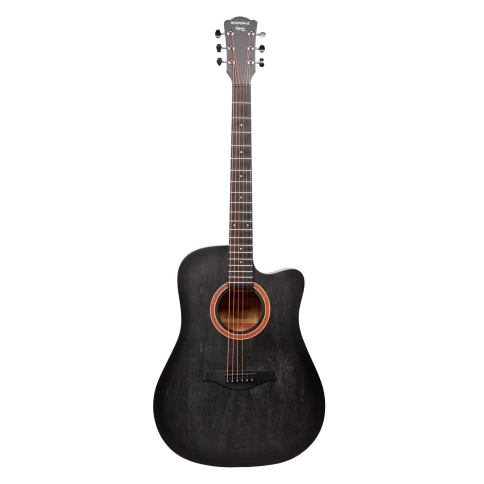 Акустическая гитара ROCKDALE Maverick D1 C BK фото 1