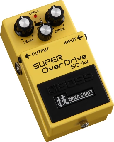 Педаль эффекта BOSS SD-1W SUPER OverDrive Waza Craft фото 2