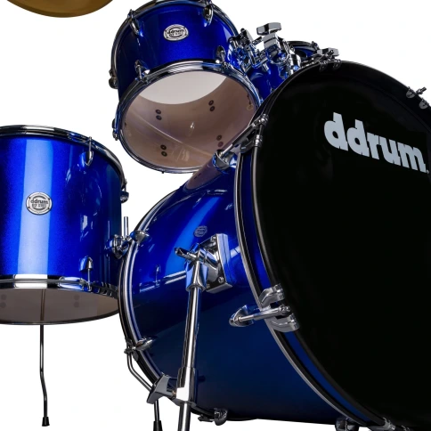 DDRUM D2 522 CB - ударная установка , цвет Cobalt Blue , 10'-12'-16'-22', 14х6.5' фото 5