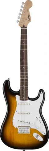 Электрогитара Squier Bullet Stratocaster HT Brown Sunburst фото 1