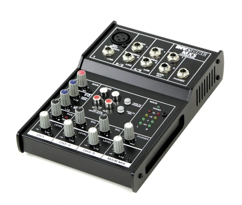 INVOTONE MX5 - микшерный пульт, 1 микрофонный вход, ,XLR и балансный Jack,2 стерео входа фото 1