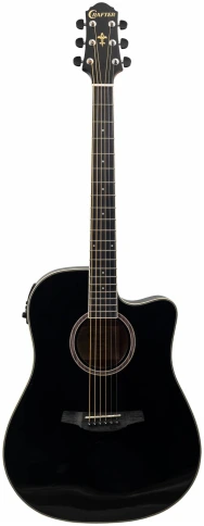 CRAFTER HD-250 CE/BK - Гитара электроакустическая фото 1
