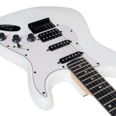 Электрогитара ROCKDALE Stars Plus HT HSS White фото 8