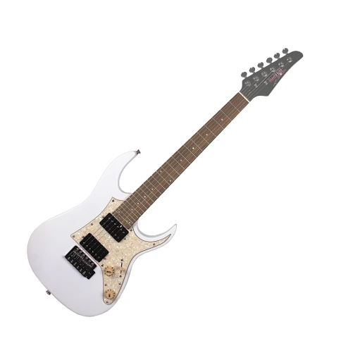 REDHILL STM100 WH - электрогитара уменьш., Superstrat, 565 мм, H+H, тополь+клен, цвет белый фото 1