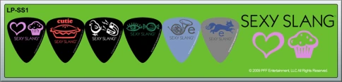 PERRI'S LP-SS1 - медиаторы (6 штук), Sexy Slang фото 1