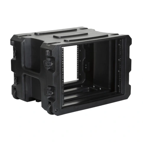 GATOR G-PROR-8U-19 - рэковый кейс, 8U, ручка, колеса, стальные рельсы, пластик фото 2
