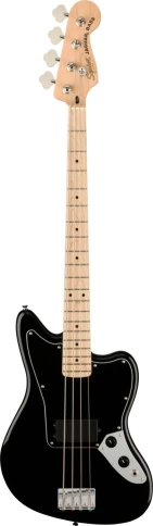 Бас гитара Fender Squier AFF JAG BASS H MN BPG BLK фото 1