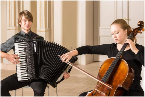 HOHNER MATTIA IV 120 BK gun black - Аккордеон 4/4 фото 10