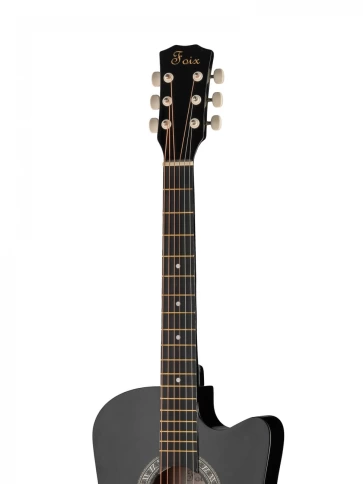Акустическая гитара, черная, Foix FFG-2038C-BK фото 3