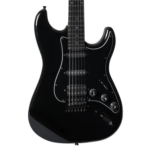 Электрогитара ROCKDALE Stars Black Limited Edition HSS BK фото 4