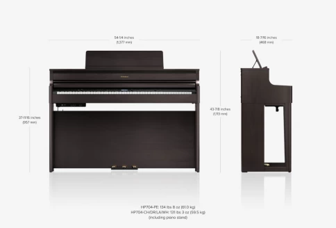 Цифровое фортепиано ROLAND HP704-LA SET фото 7