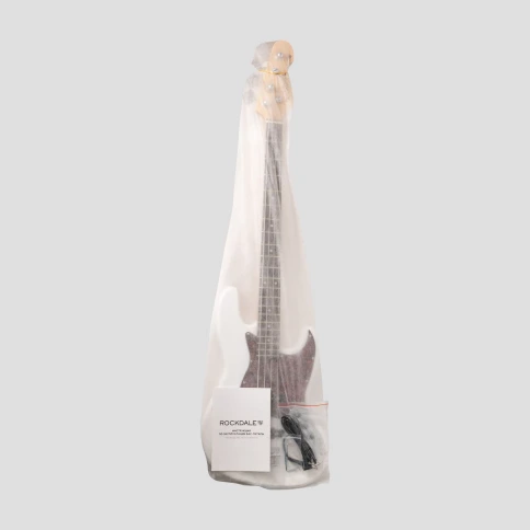 Бас-гитара ROCKDALE Classic JB Bass White фото 10