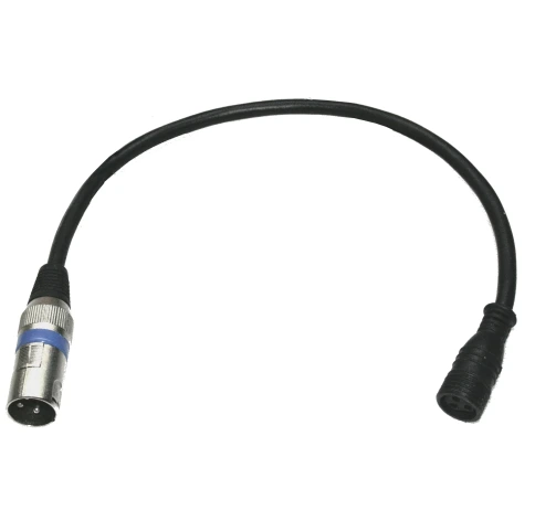 INVOLIGHT BAR CABLE DMX IN - переходник с влагозащищённого разъёма на XLR3, 40 см фото 1