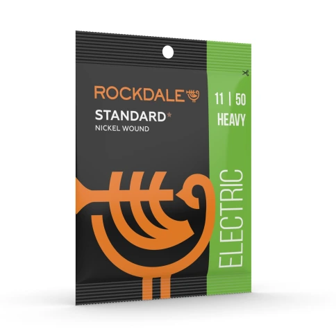 Струны для электрогитары ROCKDALE STANDARD 11-50 Nickel Wound Heavy фото 2