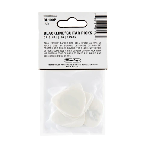 Медиатор Dunlop BL100P.60 Alan Forbes S1 фото 2