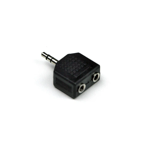 INVOTONE AD170 - переходник джек стерео 3,5мм <-> 2 х джек 3,5мм (гнездо), корпус пластик фото 1