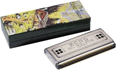 HOHNER Echo Harp 2х32 CG - Губная гармоника тремоло фото 1