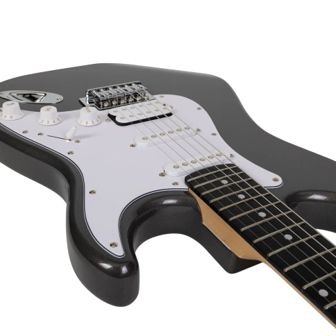 Электрогитара ROCKDALE Stars HSS Silver Metallic фото 8