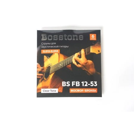 Bosstone BS FB12-53 Комплект из 6-ти струн для акустической гитары фото 1