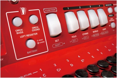 ROLAND FR-18D RD - Аккордеон фото 5