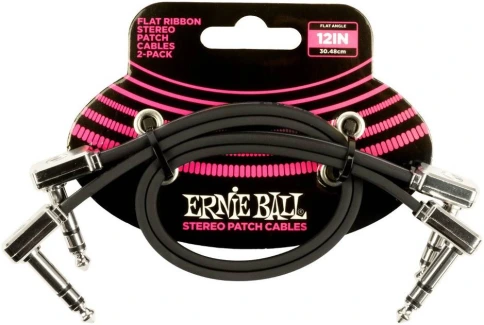 ERNIE BALL 6405 stereo, 30см - Инструментальный кабель фото 1