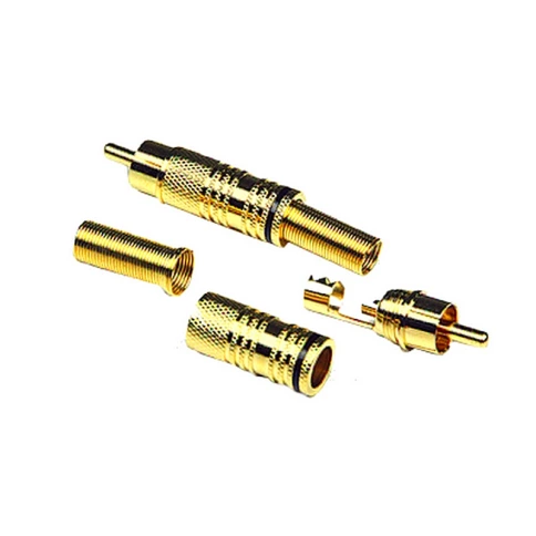 INVOTONE RCA300M G - тюльпан кабельный, RCA, 'золото', корпус металл фото 1