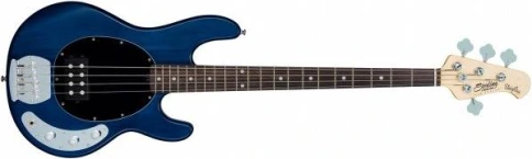 STERLING StingRay Trans Blue Satin - Бас-гитара 4 струны фото 1
