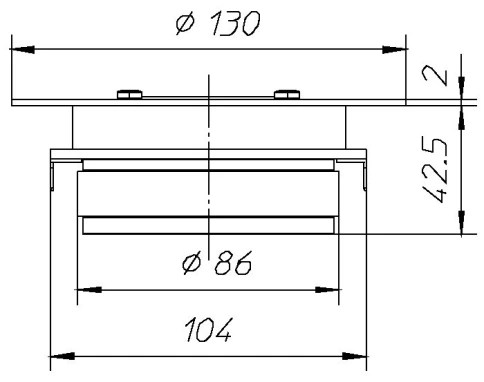 CIARE PT262/8 - драйвер, феррит, 8 Ом, 100 Вт AES, 105 dB, 3000-20000 Гц, выход 1' фото 2