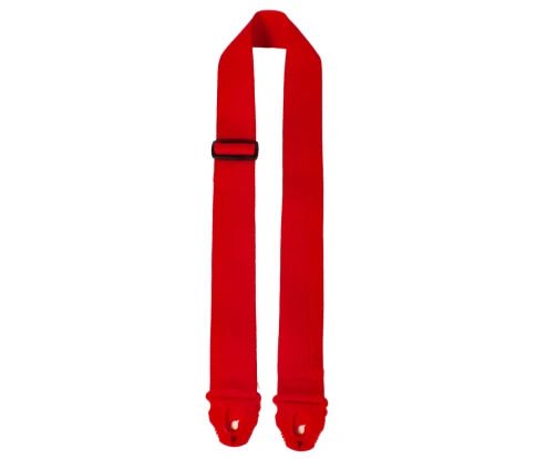 Perri's NWSPL-7159 - Ремень для гитары, со стреплоками, Серия NYLON, Материал: нейлон, Рисунок: отсутствует, Цвет: красный, Ширина ремня: 5 см, Длина: фото 1