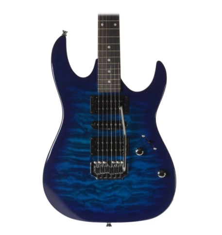 Электрогитара IBANEZ GRX70QAL-TBB Transparent Blue Burst фото 5