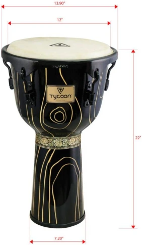 TYCOON TJSS-72 BS CY Cyclone - Джембе с винтовой настройкой фото 2