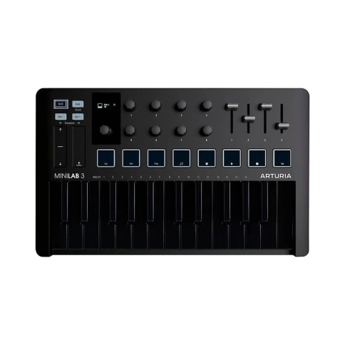 MIDI-клавиатура Arturia MiniLAB 3 Deep Black фото 2