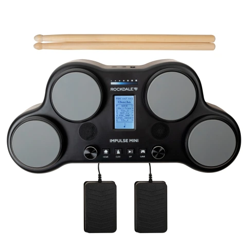 Электронная ударная установка ROCKDALE Impulse Mini Black фото 1