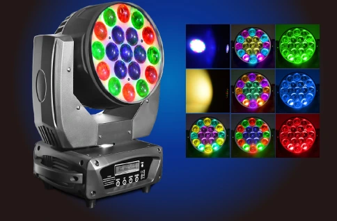INVOLIGHT LEDMH1915ZW - голова вращения (WASH), LED 19x 15 Вт RGBW, DMX-512 фото 3