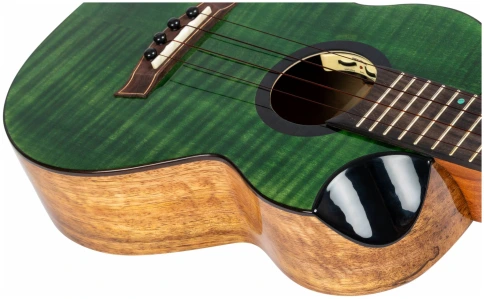 FLIGHT COMET TENOR EQ-A Green - Укулеле тенор фото 3