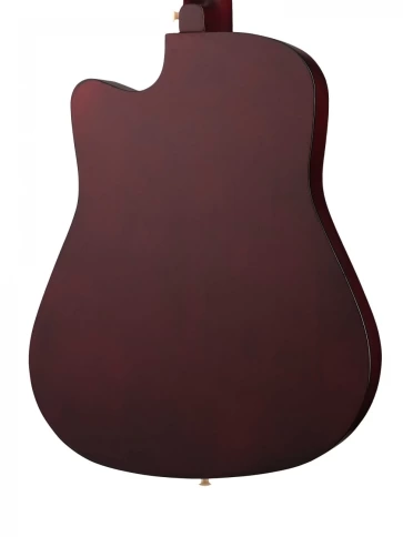Акустическая гитара, с вырезом, санберст, Foix 38C-M-3TS фото 6