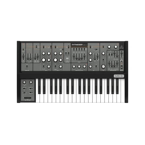 BEHRINGER MS-5 - аналоговый синтезатор, 37 полноразмерн. клавиш, 2 VCO, многорежим.VCF, VCA, 2 LFO фото 2