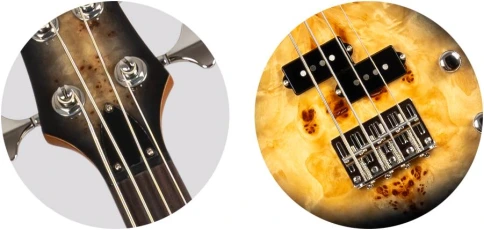 FLIGHT Mini Bass PBR - Бас-гитара уменьшенная фото 6