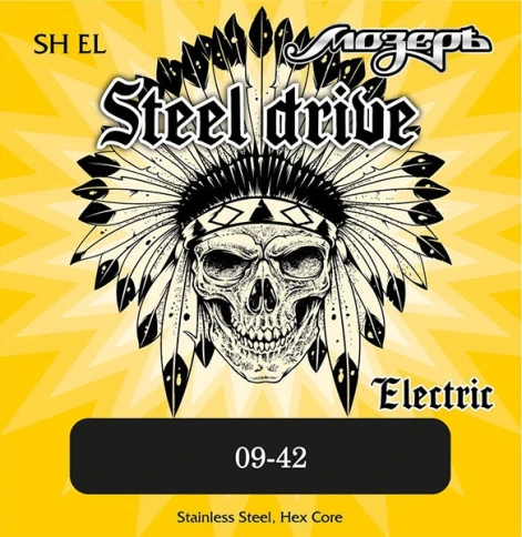 Струны для электрогитары МОЗЕРЪ SH-EL Steel Drive (9-42) фото 1