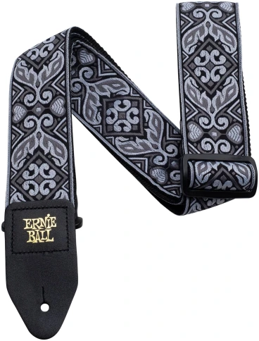 ERNIE BALL 4166 Jacquard Tribal Silver - Ремень для гитары фото 1