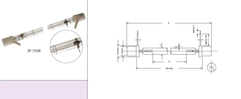 SYLVANIA XP 1500W (9023475) - лампа для стробоскопа 1500 Вт , 500 час. фото 2