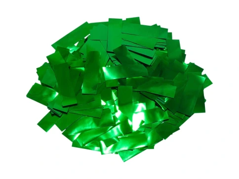 FMCDG Конфетти металлизированное 17х55мм, тёмно-зелёный, упаковка 1 кг, LFocus фото 1