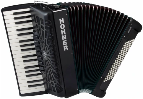 HOHNER Bravo III 96 black - Аккордеон 7/8 фото 1