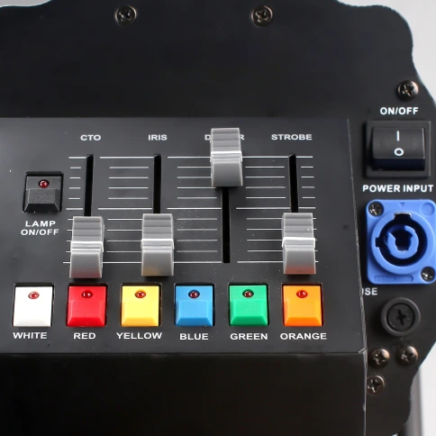 INVOLIGHT LEDFS600 - следящая LED пушка, 600 Вт, DMX-512, Зум, 6 цветов + CTO фото 4