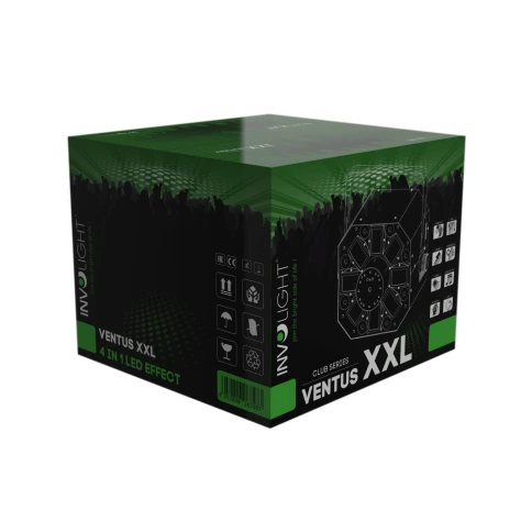 INVOLIGHT Ventus XXL - LED световой эффект 4 в 1, RGBWA+UV, RGB+UV, лазер, строб, DMX-512 фото 3