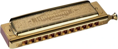 HOHNER Super Chromonica Gold C (M27099) - Губная гармоника хроматическая фото 1