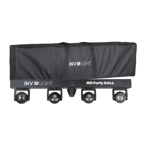 INVOLIGHT MH PARTY BALL - мобильный комплект LED RGBW голов вращения, ИК-ДУ, DMX512 фото 1
