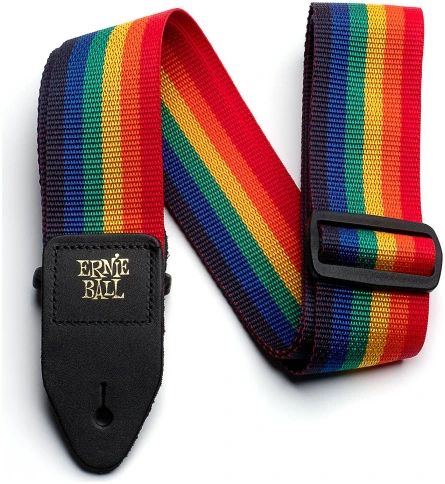 ERNIE BALL 4044 PolyPro Rainbow - Ремень для гитары фото 1