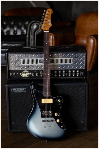JET JJ-350 Baritone Moonburst - Электрогитара баритон фото 9