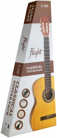 FLIGHT C-120 SB PACK - Гитара классическая в наборе фото 20
